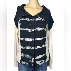 Barbara Lesser XeroGraph Oversized Snap Jacket